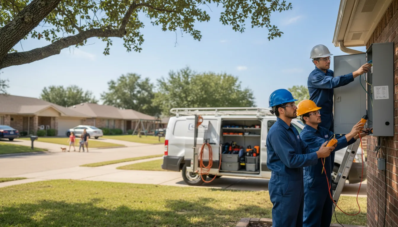 Certified electrician providing emergency electrical services in Hazard, NE